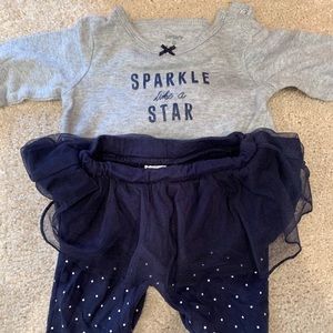 Baby girl matching set